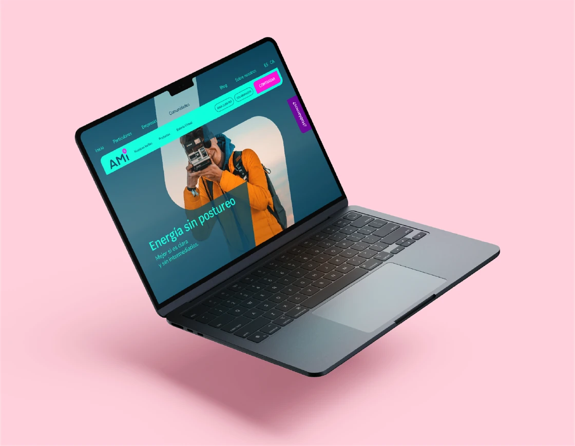 Disseny web per a AMI Energía, projecte de KARAi!