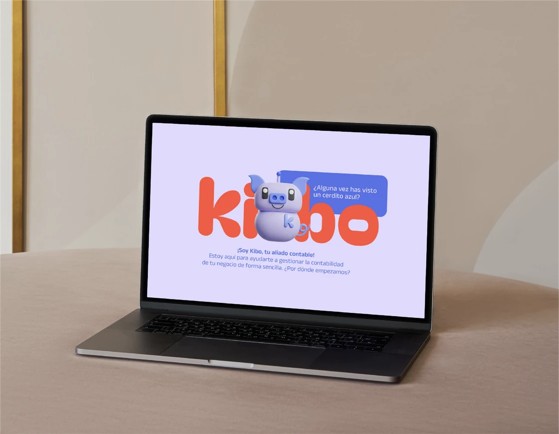 Recursos digitals i disseny web del brànding de Kibo, projecte de KARAi!